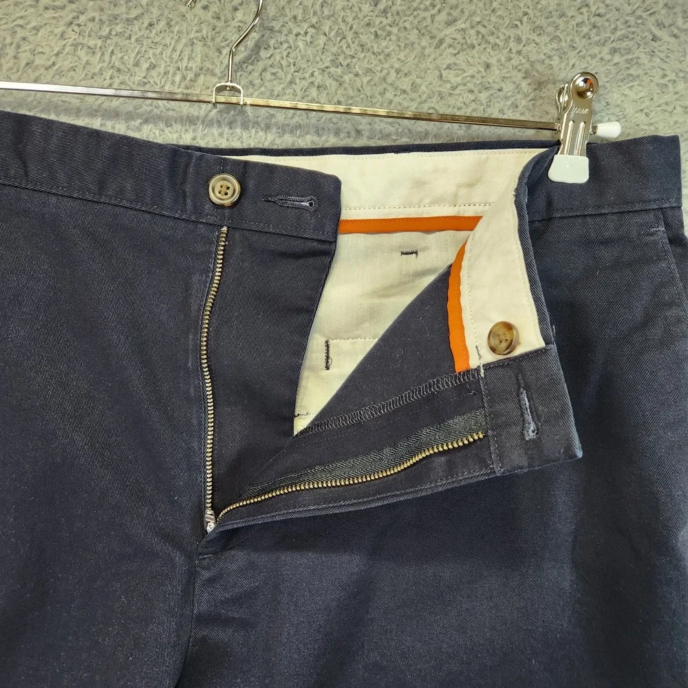 Dockers D3‎ Flat Front Khaki Pants Mens 40x29 Navy Blue and Gray Cotton Lot of 2